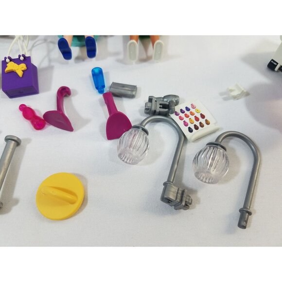 Playmobil City Life Beauty Salon Take Along 70109 Building Set Retired Complete - Picture 9 of 16